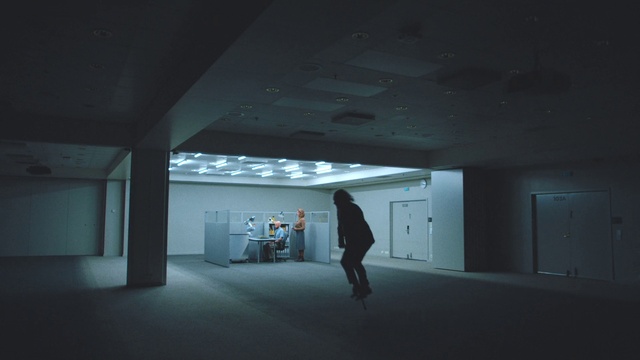 Video Reference: Door, Flash photography, Grey, Art, Tints and shades, Flooring, Ceiling, Sky, Space, Event