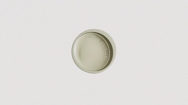 Video Reference: metal lid, cap, round, circular, isolated, white background, product shot, minimal, object, top view, container lid, blank space