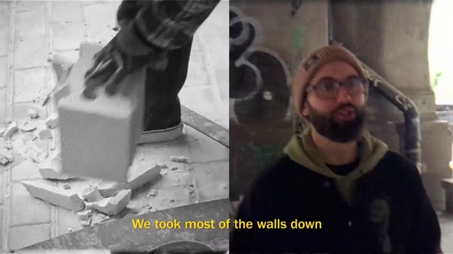 Video Reference: Gesture, Flash photography, Beard, Font, Art, Hat, Event, Human leg, Moustache, Personal protective equipment