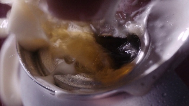 Video Reference: Jaw, Fluid, Ingredient, Recipe, Liquid, Cuisine, Dish, Waste container, Drink, Transparent material