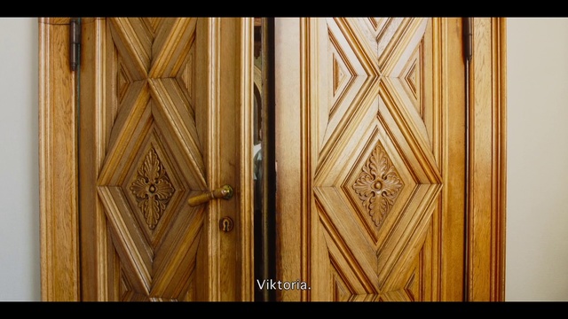 Video Reference: Brown, Door, Gold, Fixture, Wood, Amber, Home door, Rectangle, Wood stain, Tints and shades