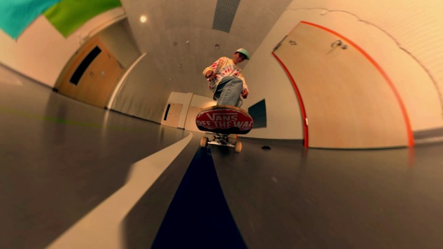 Video Reference: Automotive design, Mode of transport, Art, Fun, Flooring, Circle, Space, Symmetry, Recreation, Ceiling