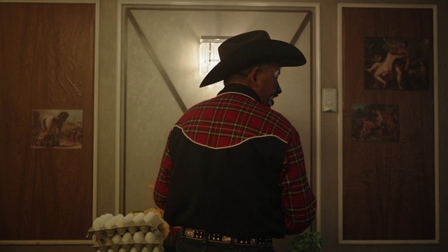 Video Reference: Tartan, Hat, Picture frame, Sleeve, Sun hat, Headgear, Wood, Plaid, Event, Beard