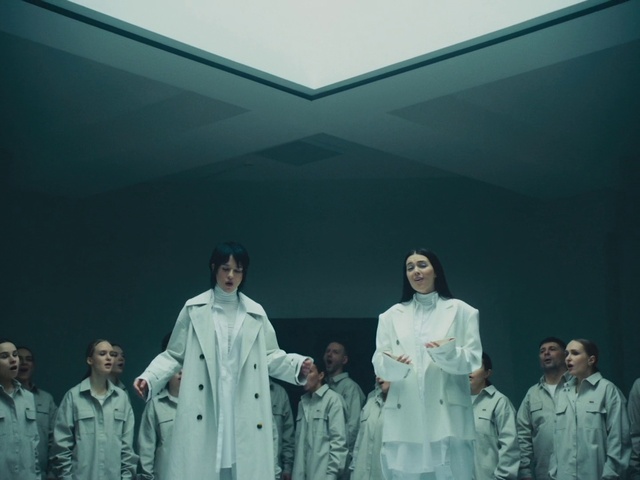 Video Reference: Sleeve, Lighting, Entertainment, Gesture, Performing arts, Stage, Fashion design, Uniform, Event, Space