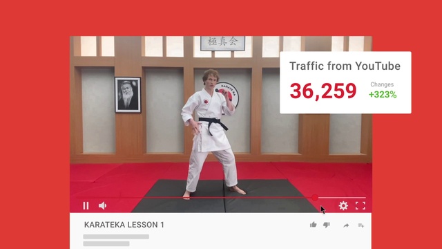 Video Reference: Sports uniform, Martial arts uniform, Font, Screenshot, Sports gear, Martial arts, Display device, Flooring, Sports, Advertising