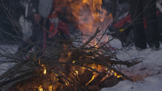Video Reference: Ash, Fire, Sky, Flame, Bonfire, Twig, Heat, Campfire, Gas, Geological phenomenon
