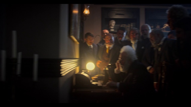 Video Reference: Event, Darkness, Midnight, Fun, Room, Entertainment, Facial hair, T-shirt, Night, Conversation