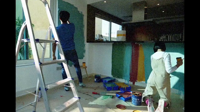 Video Reference: Window, Floor, Ladder, Flooring, Wood, Paint, Engineering, House, Workwear, Hardwood