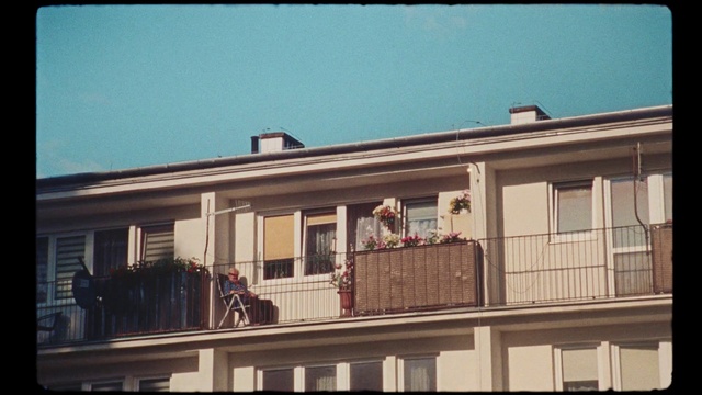 Video Reference: Sky, Window, Building, Wood, Plant, Urban design, Rectangle, Facade, Tints and shades, City