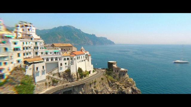 Video Reference: Water, Sky, Building, Mountain, Plant, Azure, World, Body of water, Travel, Natural landscape
