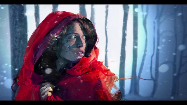 Video Reference: Flash photography, Art, Electric blue, Magenta, Street fashion, Event, Entertainment, Visual arts, Fashion accessory, Winter
