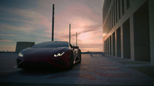 Video Reference: Cloud, Sky, Car, Vehicle, Automotive lighting, Tire, Hood, Wheel, Automotive design, Automotive tire