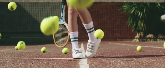 Video Reference: Racketlon, Sports equipment, Shoe, Tennis racket, Strings, Tennis, Tennis Equipment, Racquet sport, Tennis player, Sports uniform