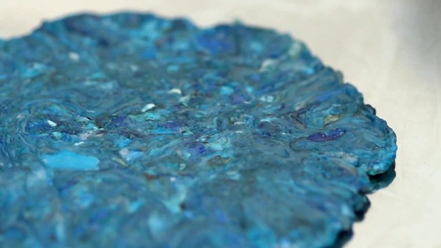 Video Reference: abstract, blue, texture, close-up, macro, surface, art, material, pattern, organic, blob, turquoise, paint, stone, detail