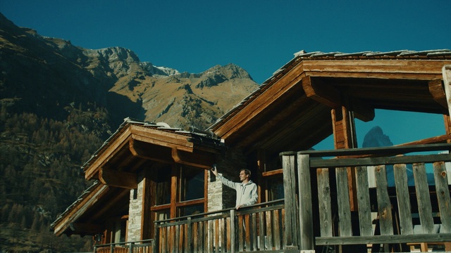 Video Reference: Sky, Building, Window, Mountain, Wood, House, Wall, Landscape, Rural area, Travel