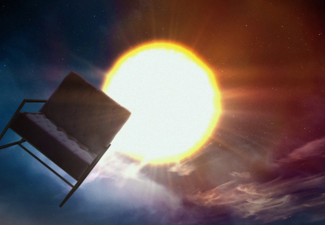 Video Reference: Atmosphere, Sky, Amber, Astronomical object, Heat, Lens flare, Landscape, Gas, Geological phenomenon, Horizon