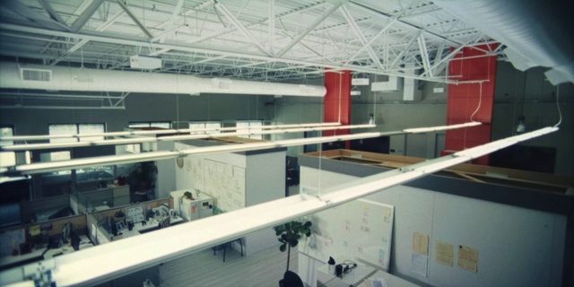 Video Reference: Building, Lighting, Interior design, Field house, Flooring, Engineering, Machine, Ceiling, Space, Glass