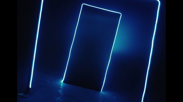 Video Reference: Light, Rectangle, Font, Visual effect lighting, Gadget, Electric blue, Electronic device, Neon, Gas, Space