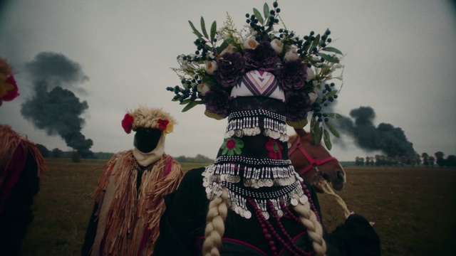 Video Reference: Sky, Cloud, Hat, Headgear, Landscape, Tree, Event, Tradition, Tribe, Aeolian landform