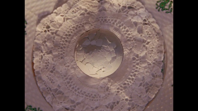 Video Reference: Art, Circle, Artifact, Ceiling, Event, Pattern, Font, Symmetry, Visual arts, Serveware