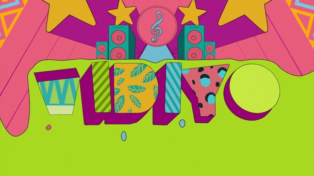 Video Reference: Wheel, Motor vehicle, Mode of transport, Art, Pink, Font, Magenta, Pattern, Illustration, Symmetry