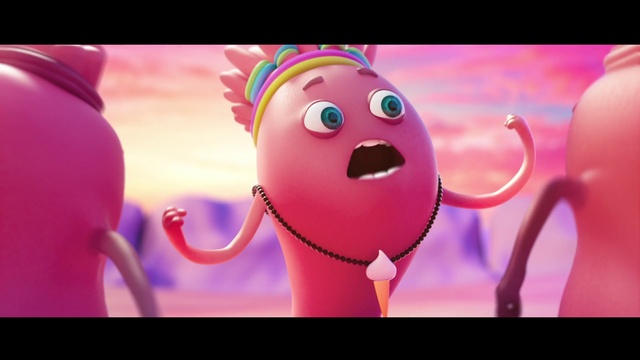 Video Reference: Happy, Organism, Cartoon, Pink, Smile, Violet, Font, Magenta, Art, Entertainment