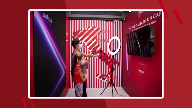 Video Reference: Musical instrument, Pink, Font, Entertainment, Magenta, Event, Display device, Advertising, Music, Microphone