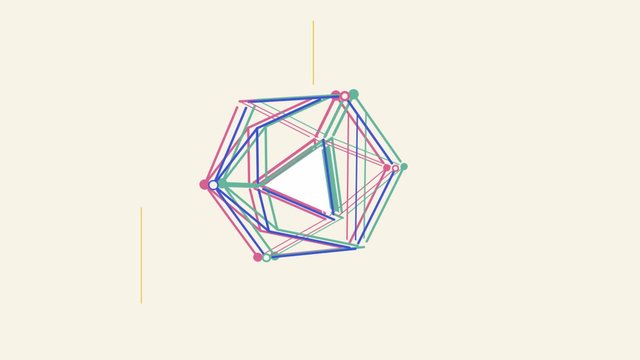 Video Reference: abstract, geometric, polygon, lines, dots, colorful, minimal, animation, digital, motion graphics, symmetry, shape, pattern, modern, background, design