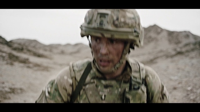 Video Reference: Military camouflage, Camouflage, Military uniform, Military person, Marines, Helmet, Gesture, Squad, Sky, Soldier