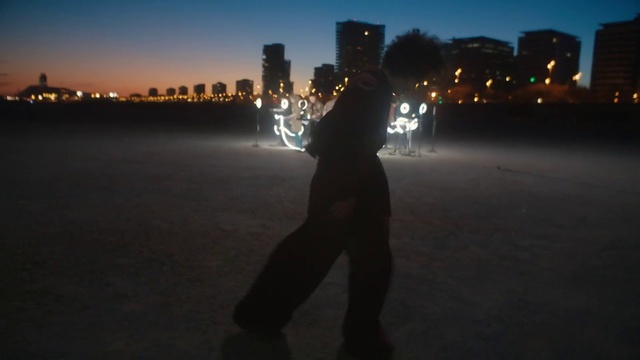 Video Reference: Sky, Flash photography, Gesture, Skyscraper, Dusk, Building, City, Asphalt, Horizon, Cityscape