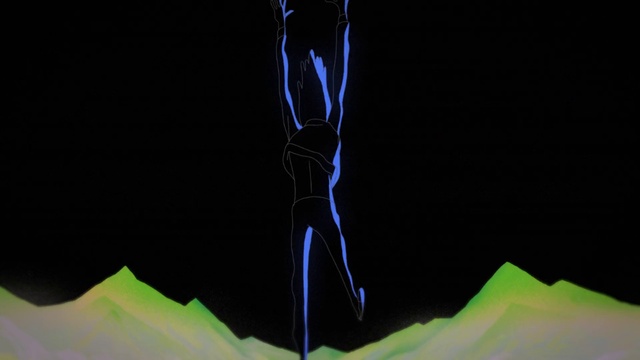Video Reference: Hand, Water, Azure, Organism, Gesture, Font, Art, Electric blue, Technology, Space