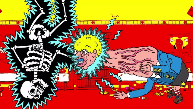 Video Reference: Vertebrate, Organism, Gesture, Font, Art, Fictional character, Illustration, Graphics, Visual arts, Rectangle