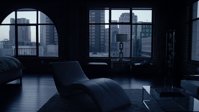 Video Reference: Property, Building, Fixture, Interior design, Window, Grey, Style, Floor, Black-and-white, Flooring