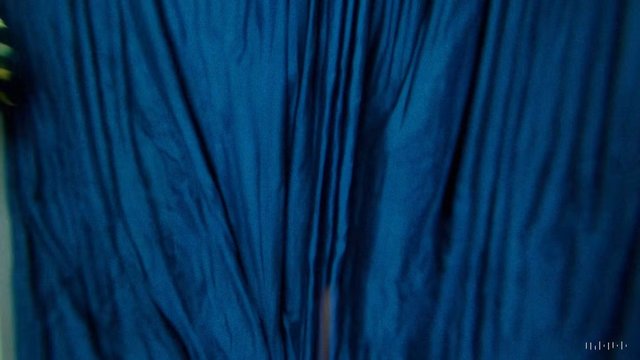 Video Reference: blue fabric, cloth, textile, folds, abstract, texture, motion blur, close-up, background, pattern, draped, soft focus