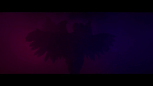 Video Reference: Purple, Mythical creature, Arecales, Violet, Font, Magenta, Electric blue, Palm tree, Wing, Tree