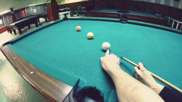 Video Reference: Billiard table, Table, Baize, Billiard room, Photograph, Billiard ball, Sports equipment, Billiards, Ball, Light