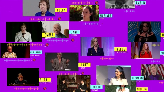 Video Reference: Face, Hair, Head, Outerwear, Photograph, Shirt, Facial expression, Purple, Coat, Product