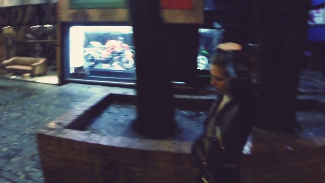 Video Reference: Tints and shades, Flooring, Darkness, Fun, Electric blue, Glass, City, Display device, Visual arts, Pedestrian