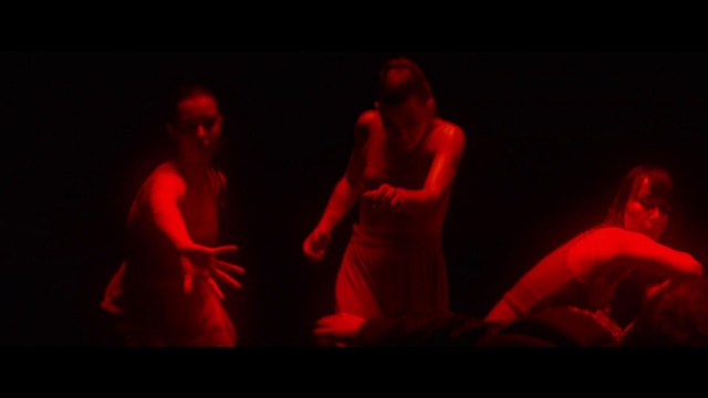Video Reference: Performing arts, Entertainment, Choreography, Performance art, Magenta, Event, Darkness, Fun, Theatre, Kneeling