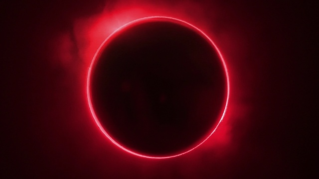 Video Reference: Atmosphere, Astronomical object, Font, Science, Magenta, Gas, Electric blue, Space, Circle, Darkness