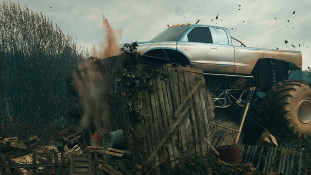 Video Reference: Tire, Cloud, Sky, Wheel, Vehicle, Car, Automotive tire, Hood, Truck, Motor vehicle