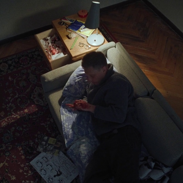 Video Reference: World, Comfort, Grey, Floor, Flooring, Tints and shades, Space, Darkness, Sitting, Fun