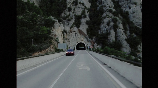 Video Reference: Tire, Plant, Car, Vehicle, Mountain, Motor vehicle, Road surface, Wheel, Asphalt, Thoroughfare