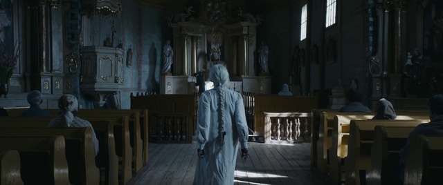 Video Reference: Temple, Sculpture, Darkness, Art, Room, Religious institute, Wood, Chapel, Holy places, Church