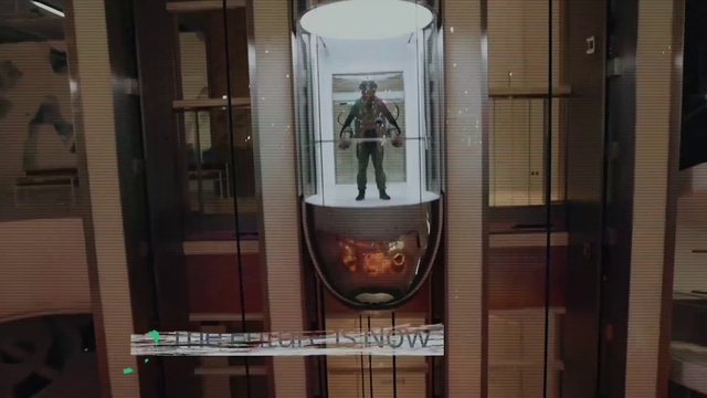 Video Reference: Fixture, Interior design, Building, Glass, Display case, Art, Flooring, Wood, Metal, Room