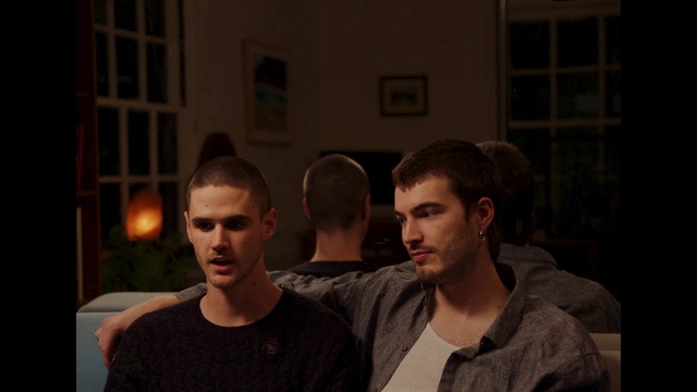 Video Reference: Window, T-shirt, Flash photography, Fun, Event, Facial hair, Fashion design, Conversation, Darkness, Room