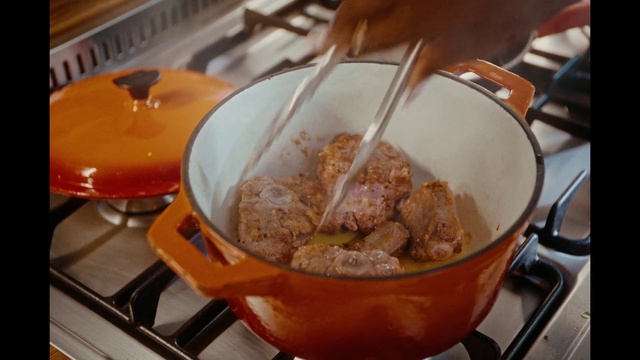 Video Reference: Food, Tableware, Ingredient, Recipe, Kitchen utensil, Stew, Cookware and bakeware, Cuisine, Vegetable, Cooking