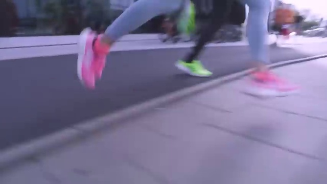 Video Reference: Asphalt, Flooring, Sportswear, Knee, Entertainment, Magenta, Grass, Recreation, Thigh, Road surface