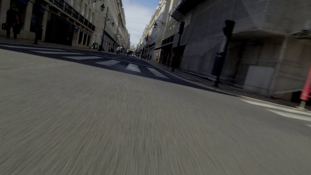 Video Reference: Building, Road surface, Asphalt, Window, Beige, Sidewalk, Wood, Flooring, Tar, Urban design