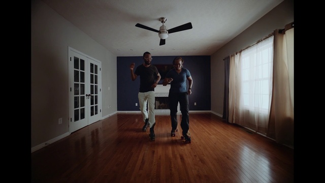 Video Reference: Building, Ceiling fan, Wood, Picture frame, Interior design, Flooring, Flash photography, Hall, Laminate flooring, Art